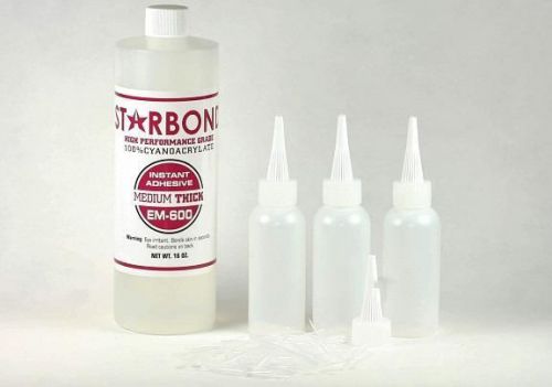 Starbond - EM-600 Medium Thick - Cyanoacrylate Super Glue, 16 oz