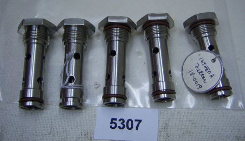 (5307) lot of 5 nordson filter housings 165280a for sale