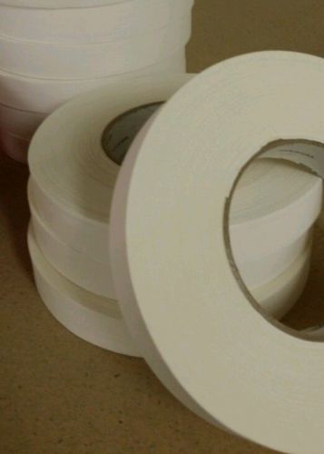 2 rolls vinyl coated cloth tape gaffer 1&#034; x 180&#039; pro grade usa white gaffers for sale