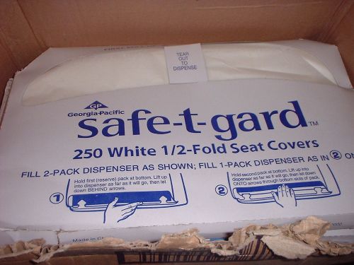 Scott personal seats 07410 24 packs of 125 single seat covers (nib) safe t guard for sale