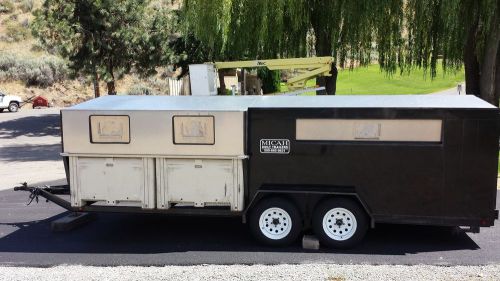 Recycle trailer 5 compartments good condition for sale