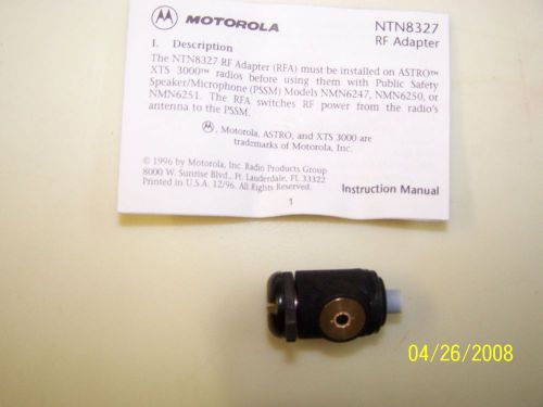Motorola ntn8327b xts  series rf antenna adapter xts3000  xts5000  *new for sale