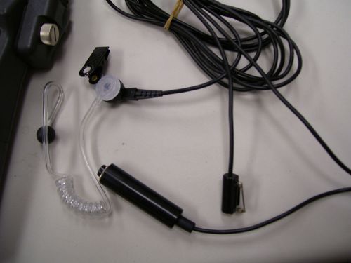Ge mrk 3 wire surveillance mic/earphone kit by otto (black) for sale