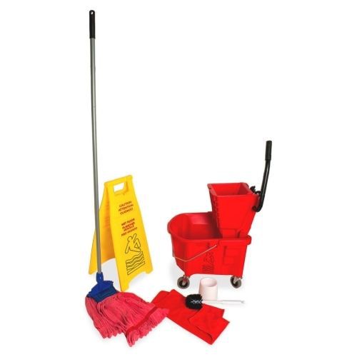 GJO21145 Alternative Cleaning Kit, Bucket Combo,26 Qt., Red/Yellow