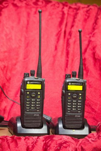 Motorola xpr 6550 / 6580 2 radios,chargers and batteries for sale