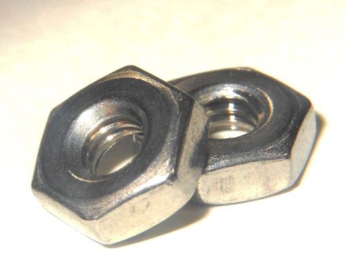 Qty 100 - stainless steel machine screw 8-32 hex nuts for sale