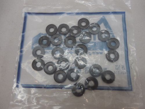 Package of 25 Gilbraltar Black Oxide Flat Washer OS 0.629  IS 0.278  0.119 Thick