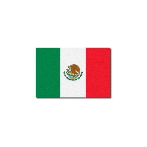 FIREFIGHTER HELMET FLAGS FIRE HELMET STICKER - Mexican Flag