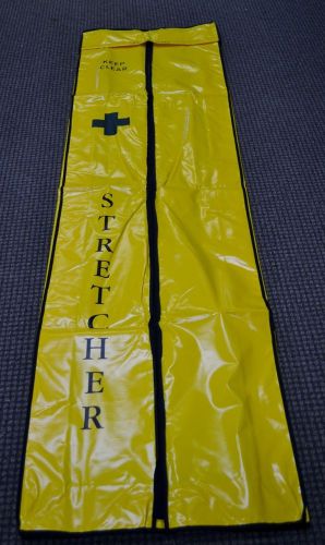 Junkin safety appliance vinyl splint stretcher/stokes cover, yellow (new) for sale