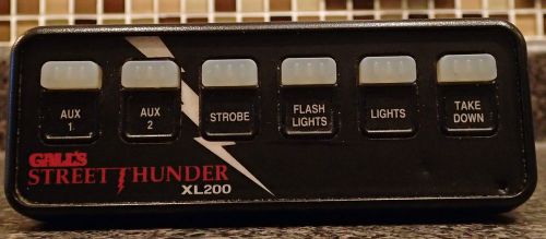 Galls Street Thunder XL200 Switch Panel