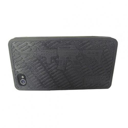 Tapco iPhone 4/4s Case with .223 Rem Design Rubber Black CASE001 Black