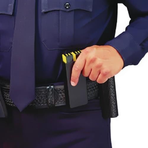 Asp 56200 plain black clip on case for tri-fold restraints holds 2 restraints for sale