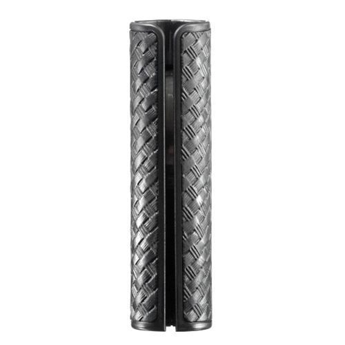 Asp 52433 black basketweave 21&#034; expandable baton slide sidebreak scabbard holder for sale