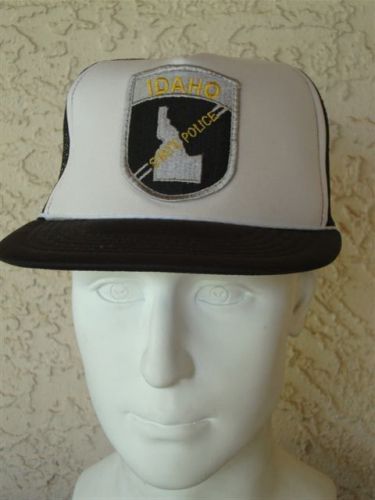 Vintage Old School ID IDAHO STATE POLICE Mesh Back Trucker Baseball Cap Hat