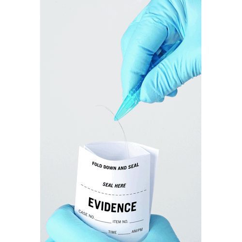 Armor Forensics 62153 Pre-Printed Trace Evidence Folds Pack Of 25