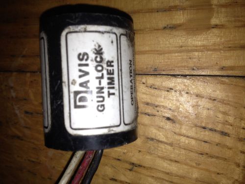 Davis Gun Lock Timer / Relay Switch control for automotive use 12VDC 13.8VDC