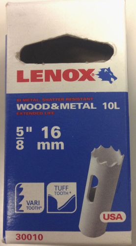 Lenox hole saw 5/8&#034; wood &amp; metal 14L 30010 Brand New