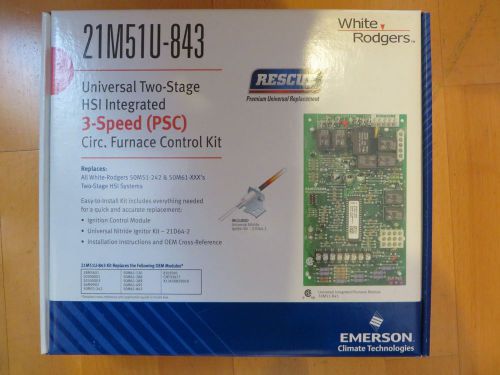 White Rodgers 21M51U-843 Universal Two Stage HSI **NEW**