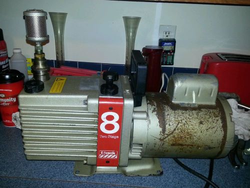 Edwards 8 two stage vacuum pump