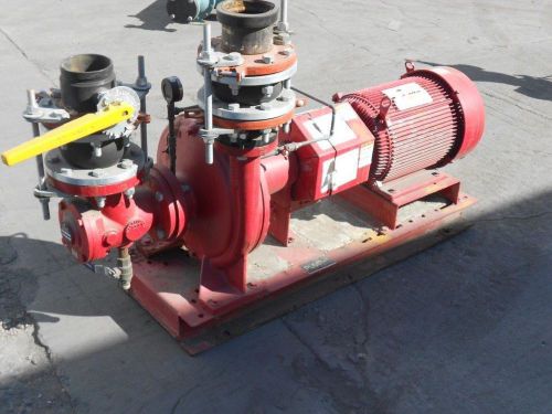 Bell &amp; gossett chiller water pump &amp; motor 15 hp for sale