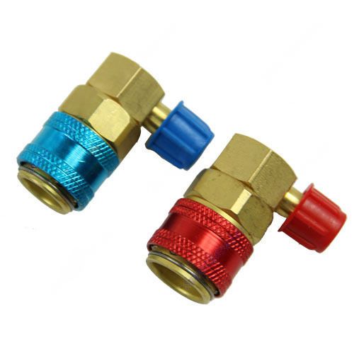 Ac r134a quick connector adapter coupler auto air-conditioning low/high set hvac for sale