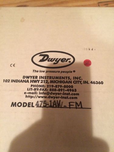 Dwyer digital manometer mark iii for sale
