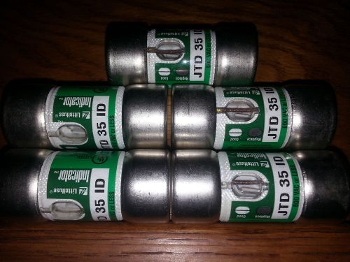 LOT OF 5 LITTLEFUSE JTD 35  TIME DELAY CURRENT LIMITING BRAND NEW