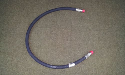 Oz52684 mil-h-13531 i a 1/4 34&#034; hydraulic hose w/ 1/2&#034; 18 thread pattern for sale