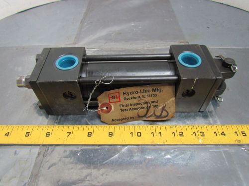 Hydro-line n5dc 1.5x3 hydraulic cylinder 1-1/2&#034; bore 3&#034; stroke clevis mount for sale