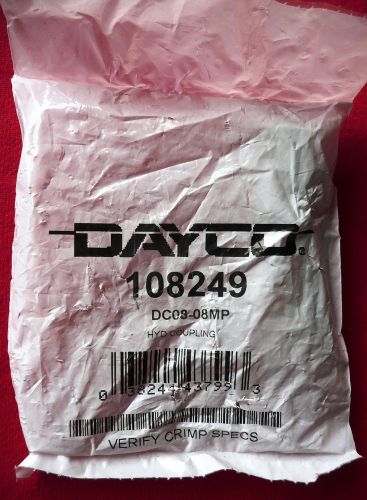 Lot of TEN (10) Dayco 108249 Hydraulic Couplings DC08-08MP UPC
