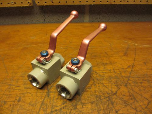 DMIC Ball Valve Lot of 2 BVAL0750S 4321 Hydraulic 400psi 11-343