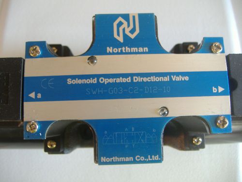 Northman fluid power hydraulic directional control valve swh-g03-c2-d12-10 for sale