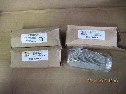 3) NEW 3B Filter Elements 233-10WEV