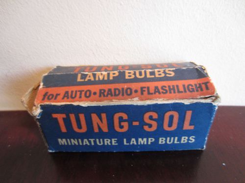 Box Of 2 TUNG-SOL No. 41 TS41 Miniature Radio Panel Lamps Bulbs 2.5V 0.5A Screw