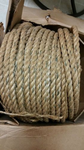 No 1 grade manilla rope 3/4 inch  32 pounds+-