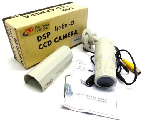 New electronics line el-mlc38/49 1/3&#034; enviro lite mini color bullet camera for sale