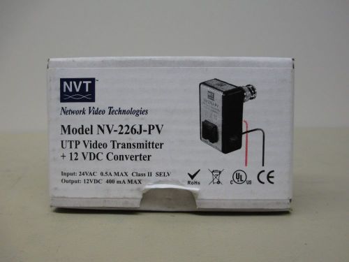 NVT NV-226J-PV UTP Video Transmitter +12 VDC Converter