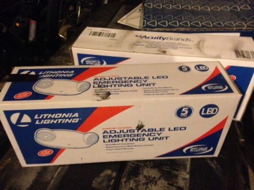 (2) Lithonia Lighting Adjustable LED Emergency Lighting Unit- BNIB