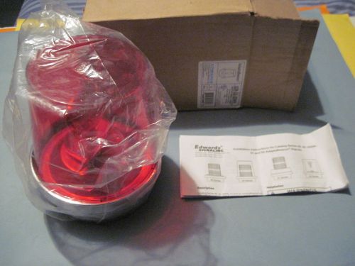 Edwards Adaptabecon 52R-G5-20wh rotating red light 24 vac with box