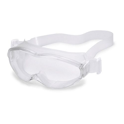 UVEX Ultrasonic CR 9302.500 Safety Goggles, Clear (white, elastic headband)