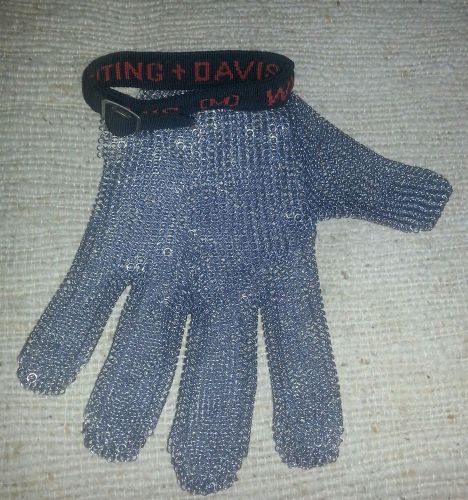 Whiting and Davis Stainless Steel Mesh Glove - Safety/Butcher - Medium