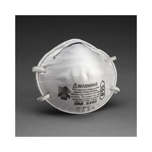 3M 8240 R95 Particulate Disposable Respirator - NIOSH 42CFR84 (20 Per Box)