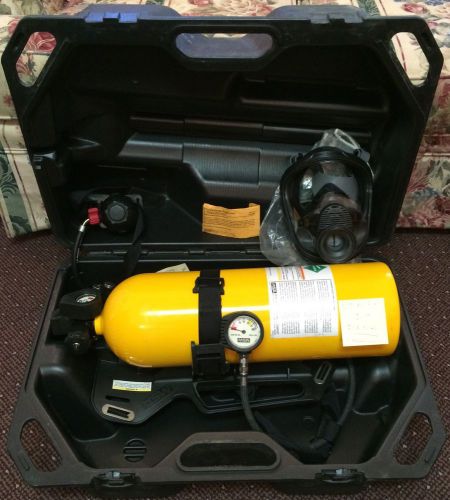 New 2013 msa industrial respirator 10073459 mask &amp; tank complete free us s&amp;h for sale