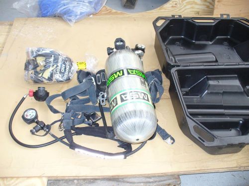 Msa airhawk ii h-60 scba cylinder with respirator for sale