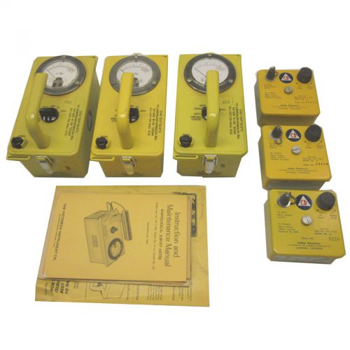 Victoreen cd v-777 radiation detection set w/ chargers cdv cdv777 w/o dosimeters for sale