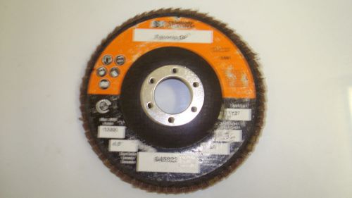 Standard abrasives - 4-1/2&#034; x 7/8&#034; type 27, 40 grit, flap disc, zirconia gp for sale