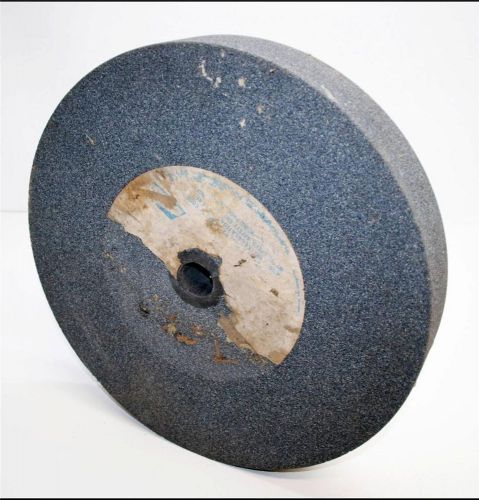 New NORTON ABRASIVES GRINDING WHEEL 18” NOS sharpening stone 3&#034; wide 1.5&#034; bore