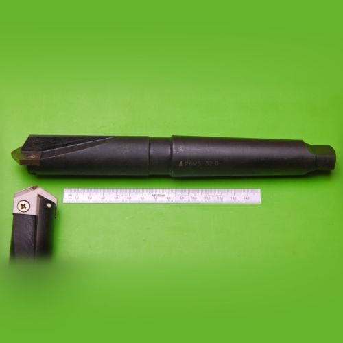 Spade drill mt4 (morse taper 4) d=32mm wendeplatten vollbohrer morsekegel 4 mk4 for sale