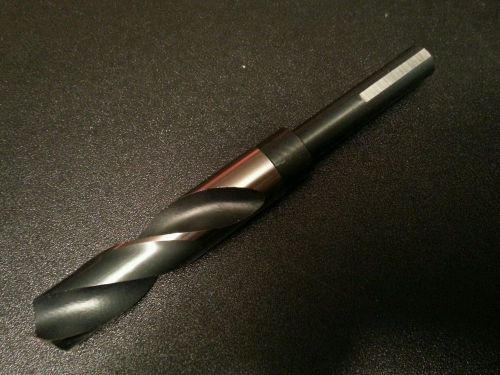 DRILL 3/4&#034; Dia - 1/2 Reduced Shank HSS - 3 Flats for chucking - AMERICAN MADE
