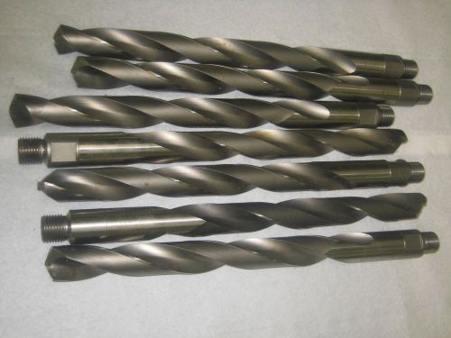 23/32 National Twist, High Speed Oil Hole Drill, Threaded Shank 9/16-18